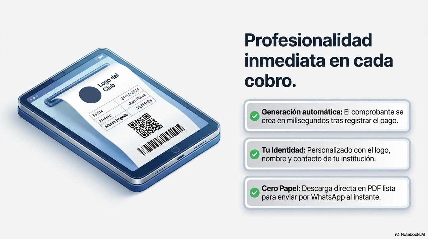 Comprobante de pago en PDF